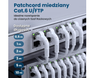 ExtraLink Kat.6 U/FTP 5m 1Gbps Patchcord LAN miedź skrętka kątowy - 1543814 - zdjęcie 6